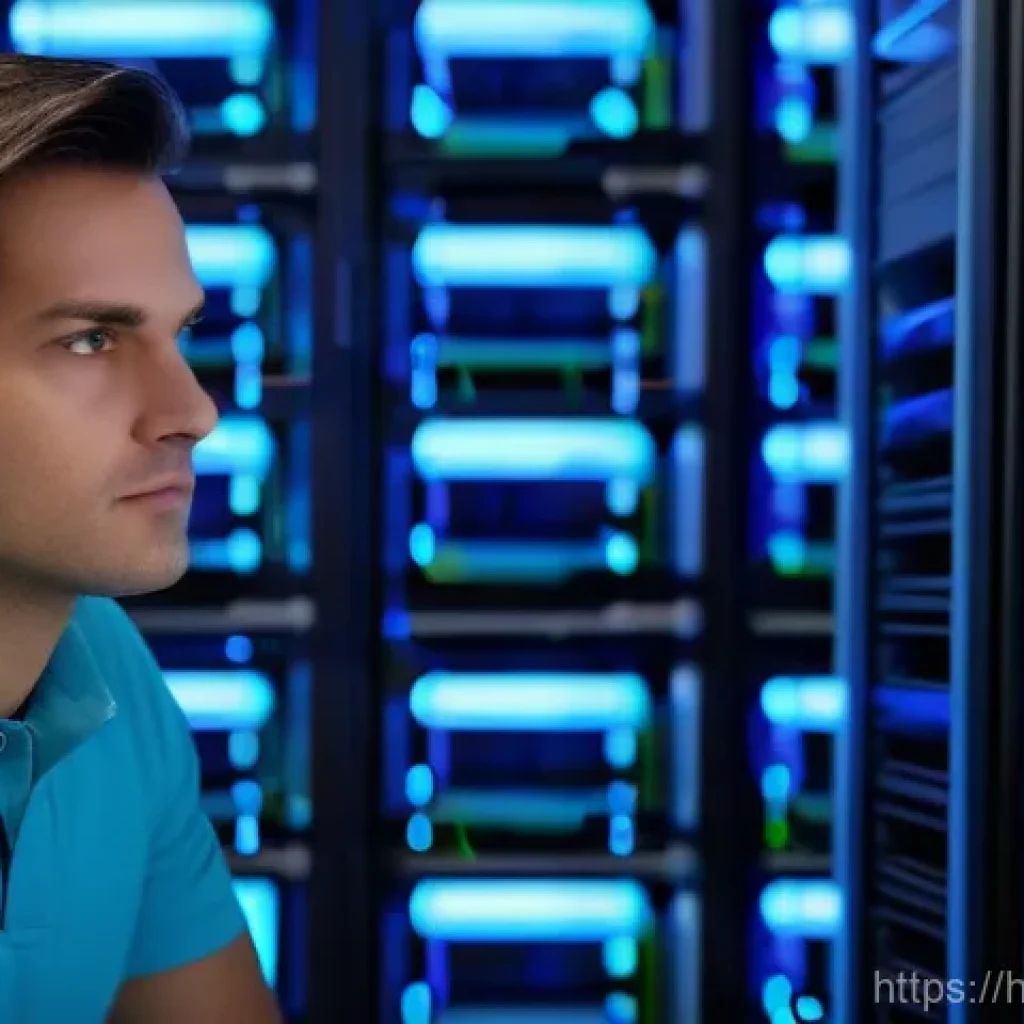 리눅스 실무에서 경험한 스토리지 관리 사례 - **Prompt:** A focused male or female system administrator, in their late 20s to early 30s, wearing s...