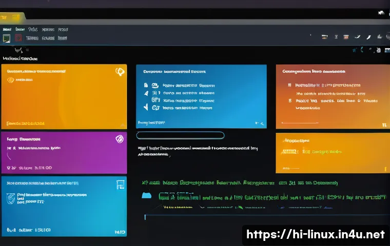 리눅스 실무에서 자주 사용하는 패키지 관리 도구 - A modern Linux desktop environment showing a user interacting with a terminal window that displays p...